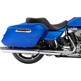 DRAG SPECIALTIES SEATS Forward Position Freedom Seat - Vinyl - Black Double Diamond Stitch - FLH/FLT '23-'25 0801-2167