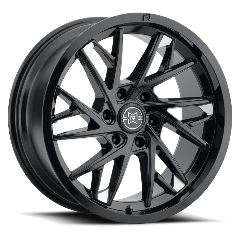 Method Raised MR801 20x9 / 8x6.5 BP / 0mm Offset / 121.3mm Bore - Gloss Black Milled Wheel