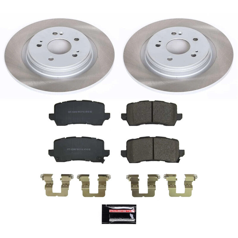 Power Stop 21-22 Honda Odyssey Rear Semi-Coated Rotor Kit