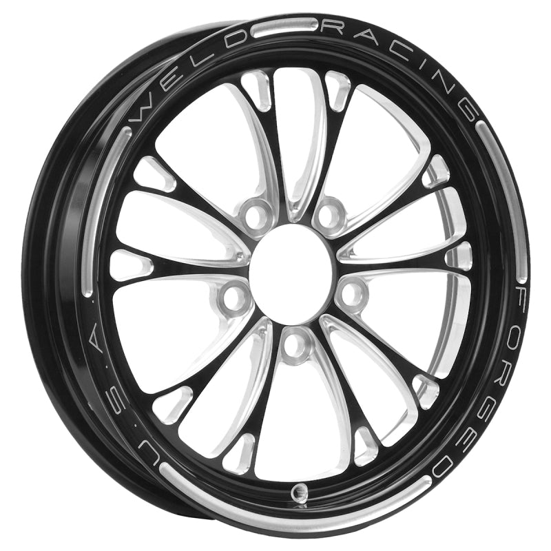 Weld V-Series 1-Piece 15x3.5 / 5x4.5 BP / 2.25in. BS Black Wheel - Non-Beadlock 84B-15202