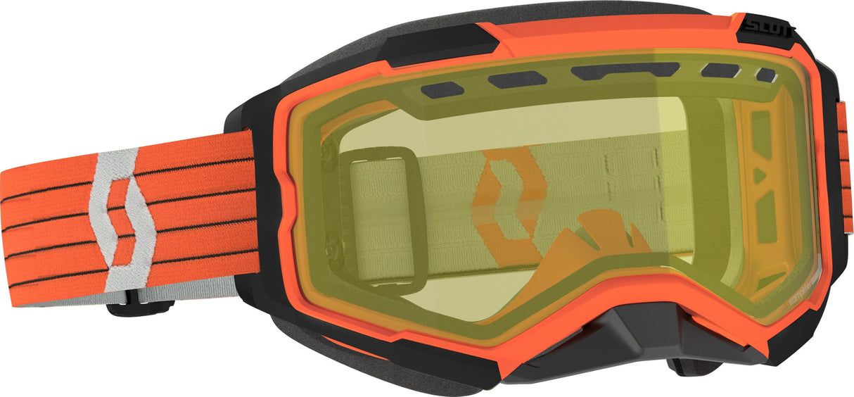 SCOTT Fury Snowcross Goggle Orange/Grey Yellow Lens 278605-1011029