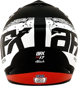 AFX FX-17 Helmet - Attack - Matte Black/Red - XL 0110-7152