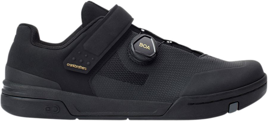 CRANKBROTHERS Stamp BOA® Shoes - Black/Gold - US 11.5 STB01080A-11.5