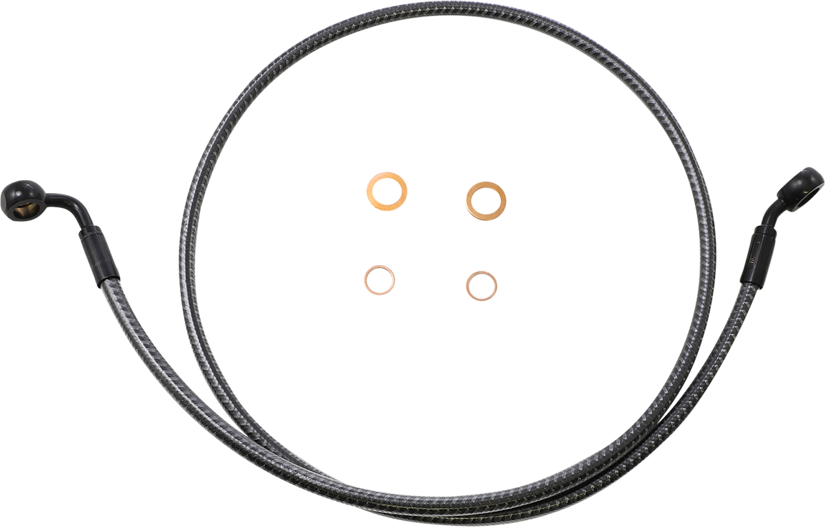 MAGNUM Brake Line - Front - 35/90 - 44" - KARBONFIBR 76144SW