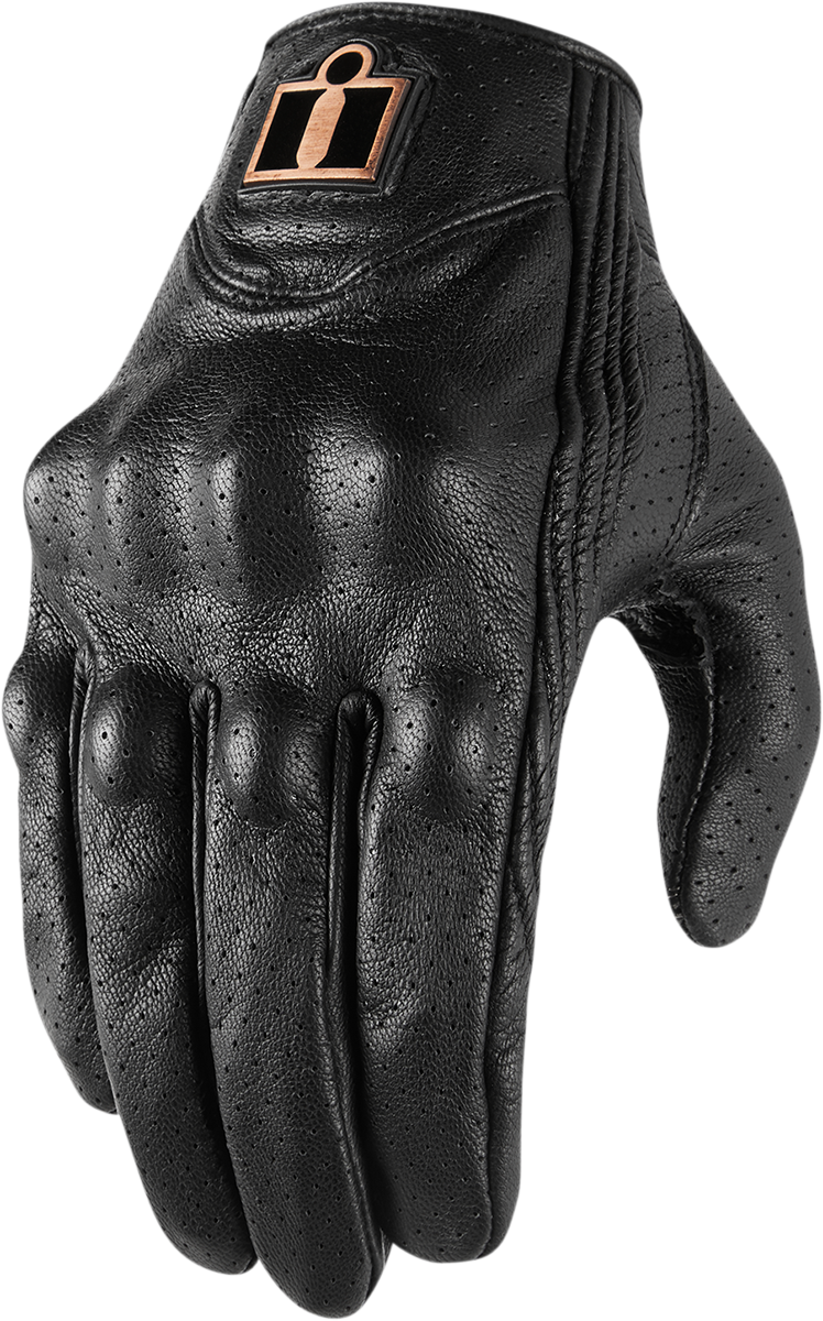 ICON Women's Pursuit Classic™ Perforated Gloves - Black - Medium 3302-0801