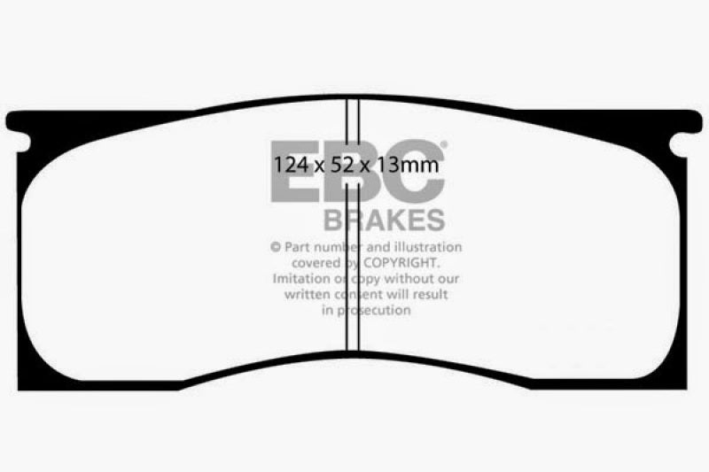 EBC 65-69 Dodge Dart 2.8 Redstuff Front Brake Pads DP31157C