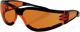 BOBSTER Shield II Sunglasses - Gloss Black - Amber ESH202