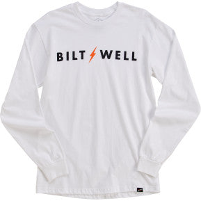 BILTWELL Futura Long-Sleeve T-Shirt - White - Small 8104-082-002