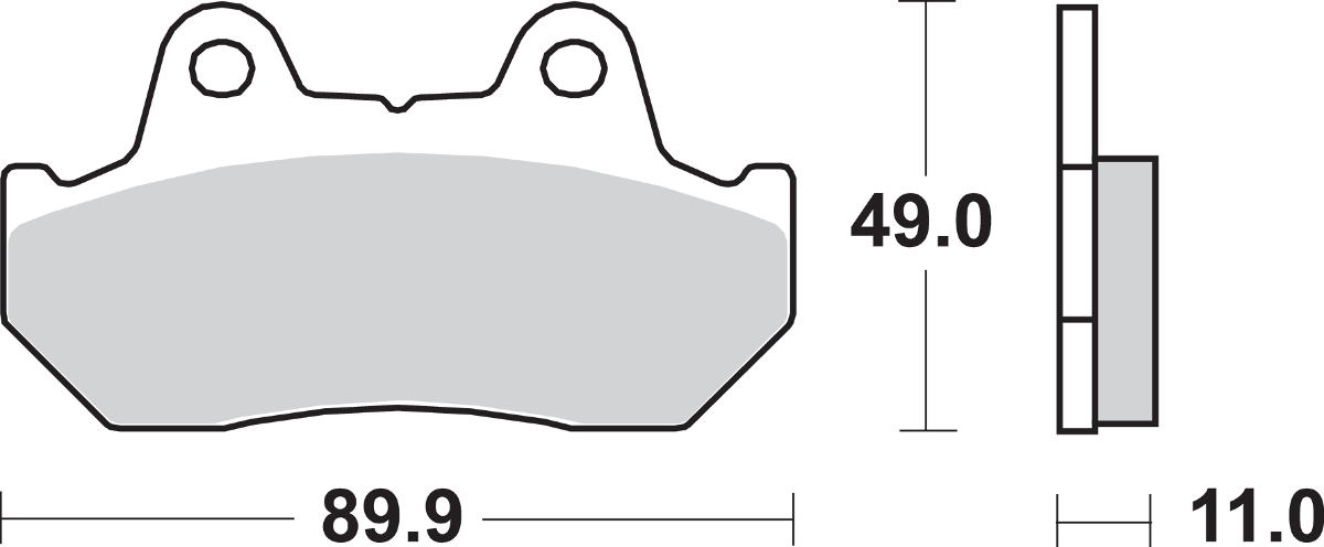 SBS HF Brake Pads - Honda 542HF