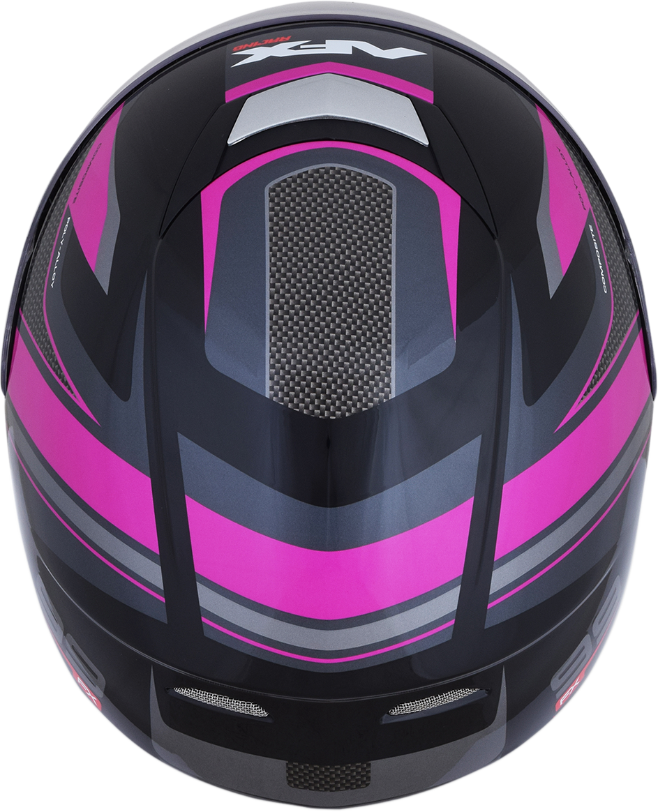 AFX FX-99 Helmet - Recurve - Black/Fuchsia - XS 0101-11101