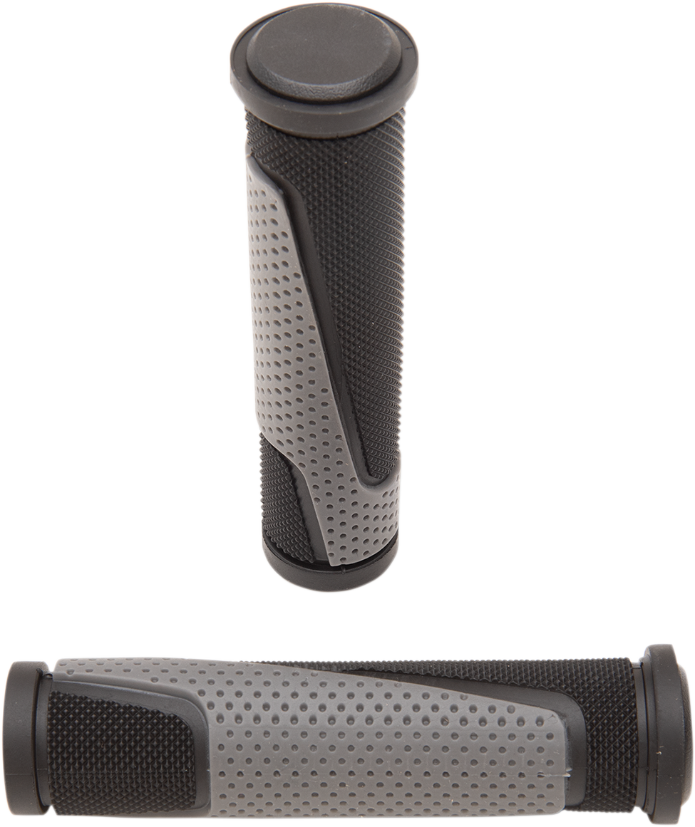 PRO GRIP Grips - 807 - Open Ends - Gray/Black PA080722NEGR