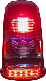 CUSTOM DYNAMICS Turn Signal Eliminator/Illuminated Tri-Frame - Gloss Black TS-ELIM-06HW-B