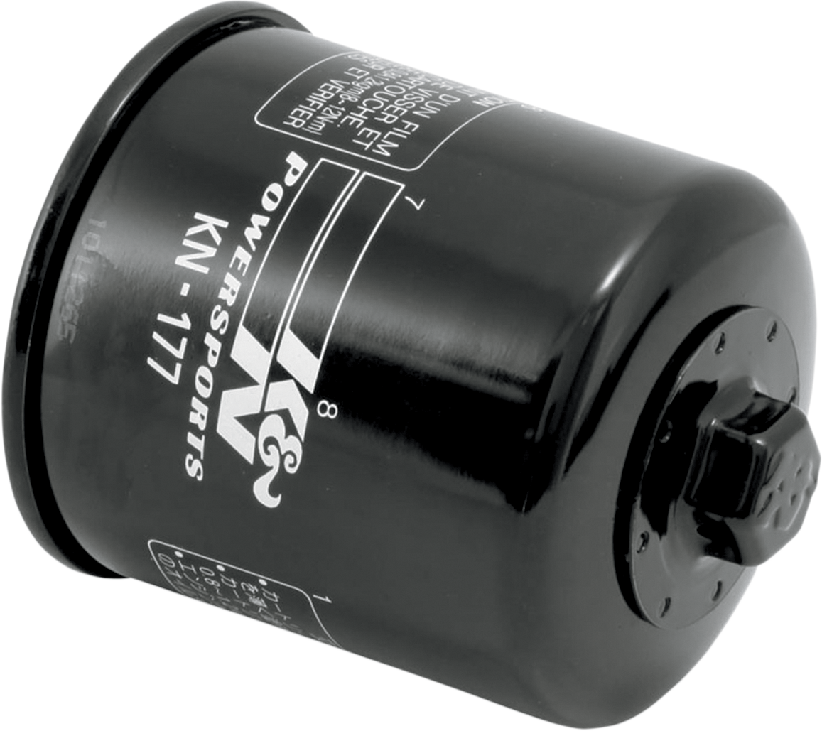 K & N Oil Filter - Black - Buell KN-177