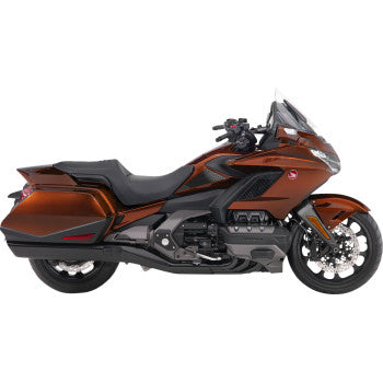 STOMPGRIP Traction Pad Tank Grips - Volcano - Black - Goldwing 1800 DCT/Tour 55-10-0156B