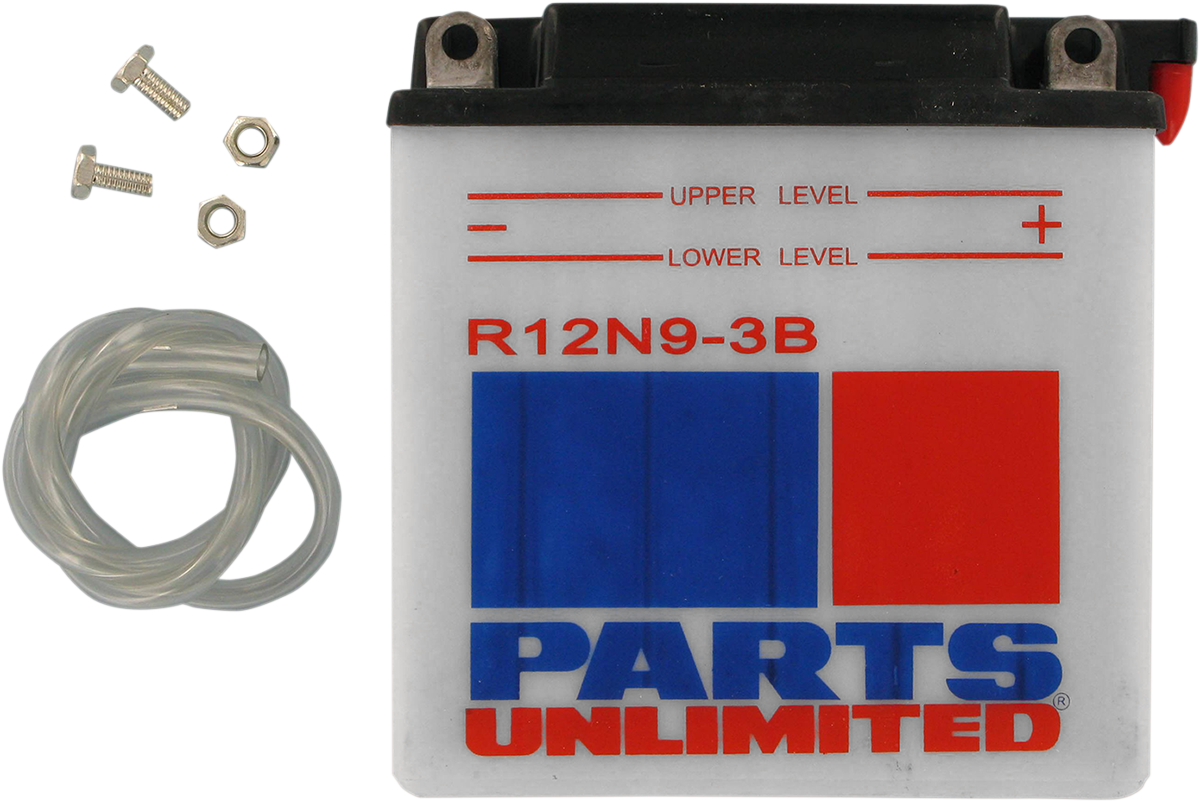 Parts Unlimited Conventional Battery 12n9-3b