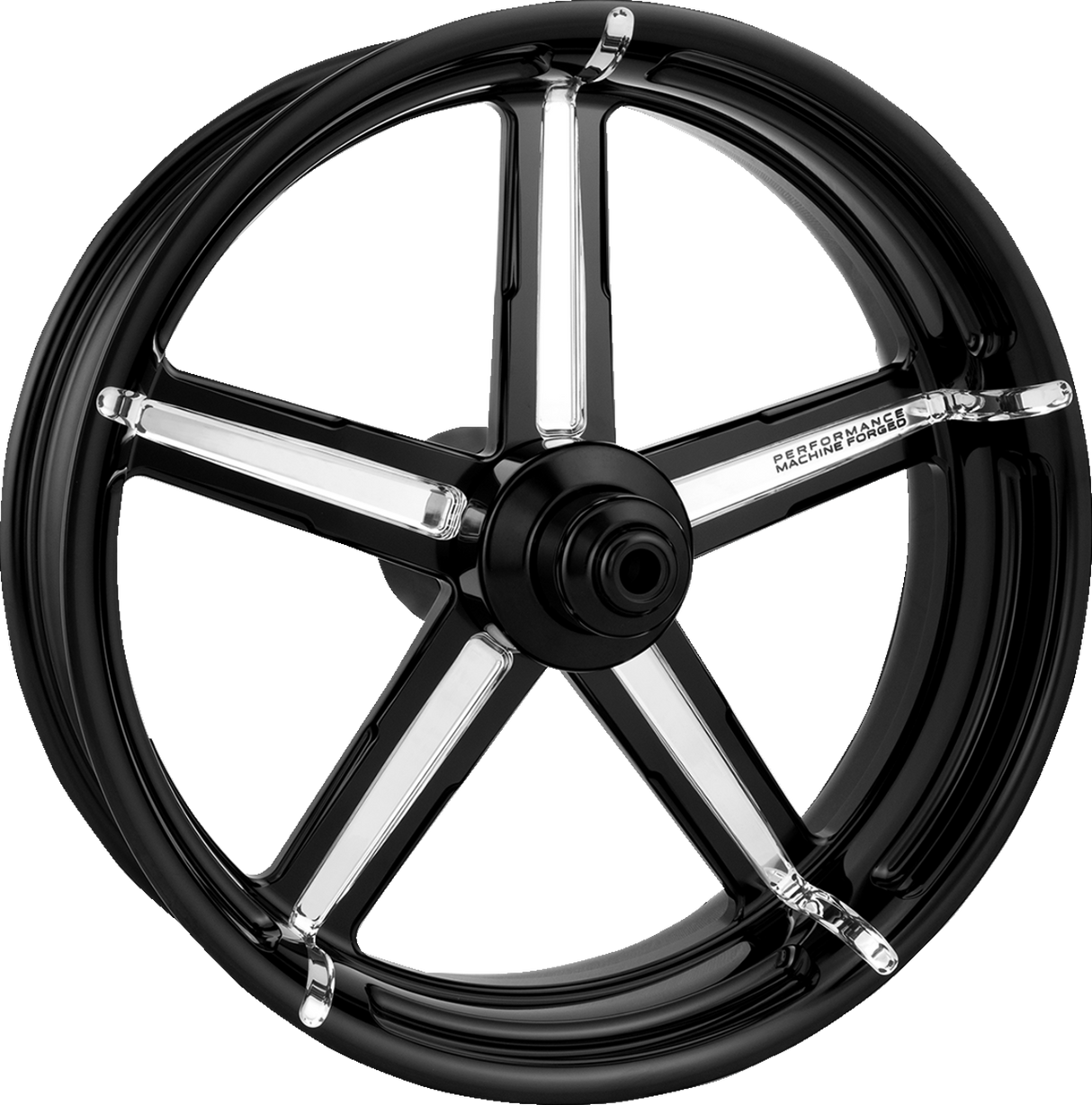 PERFORMANCE MACHINE (PM) Wheel - Formula - Front/Dual Disc - with ABS - Platinum Cut - 21"x3.50" - '08+ FLD 12047106FRMAJBM