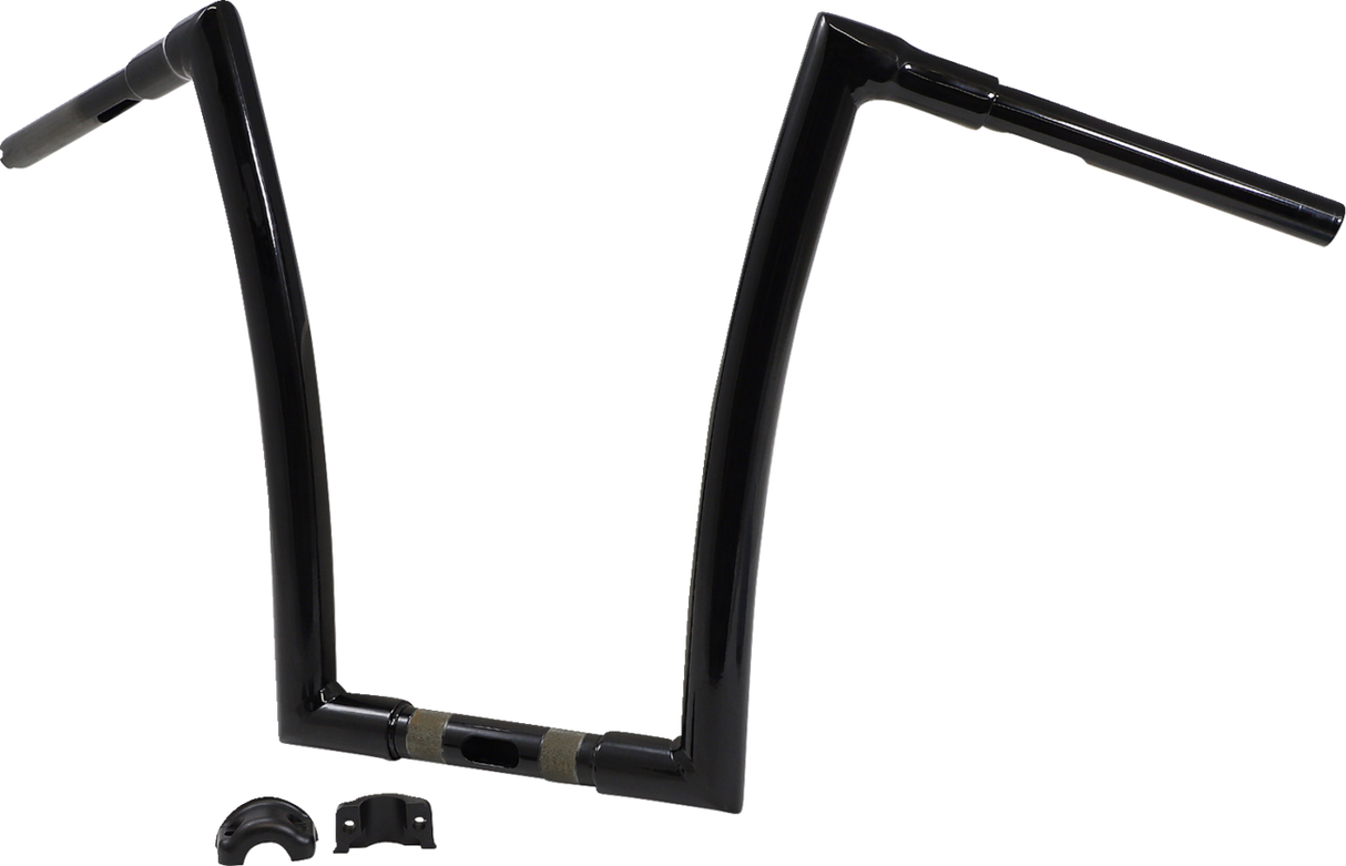 TODD'S CYCLE Handlebar - 1-1/2" Strip - Road Glide - 17" - Gloss Black 0601-5735