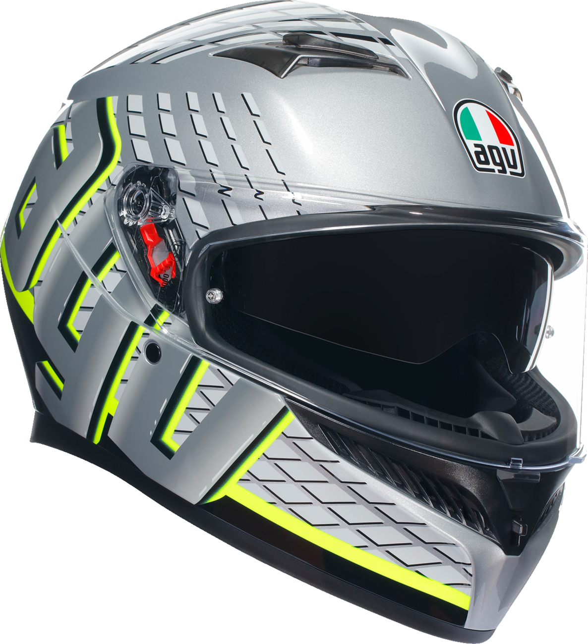 AGV K3 Helmet - Fortify - Gray/Black/Yellow Fluo - XL 2118381004011XL