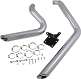 VANCE & HINES Shortshots Staggered Exhaust System - Chrome 17213