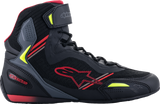 ALPINESTARS Faster-3 Rideknit® Shoes - Black/Red/Yellow - US 8.5 25103191369