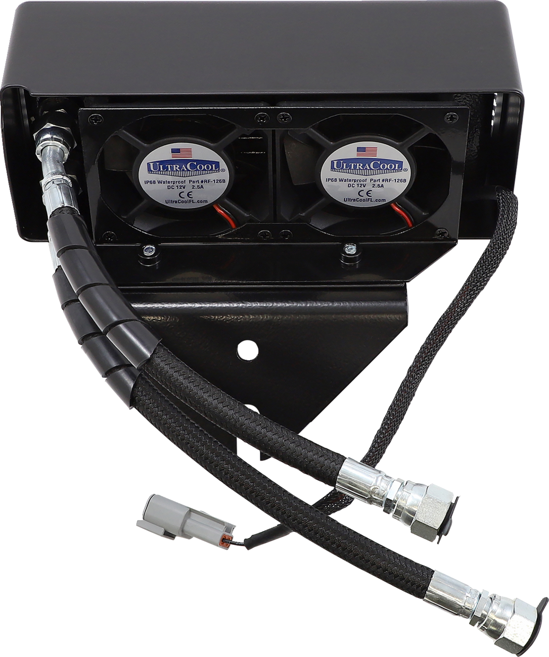 ULTRACOOL Oil Cooler Kit - Gloss Black DY-1GSS