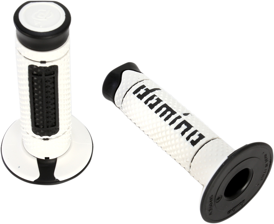 DOMINO Grips - Diamonte - Dual Compound - White/Black A26041C4046