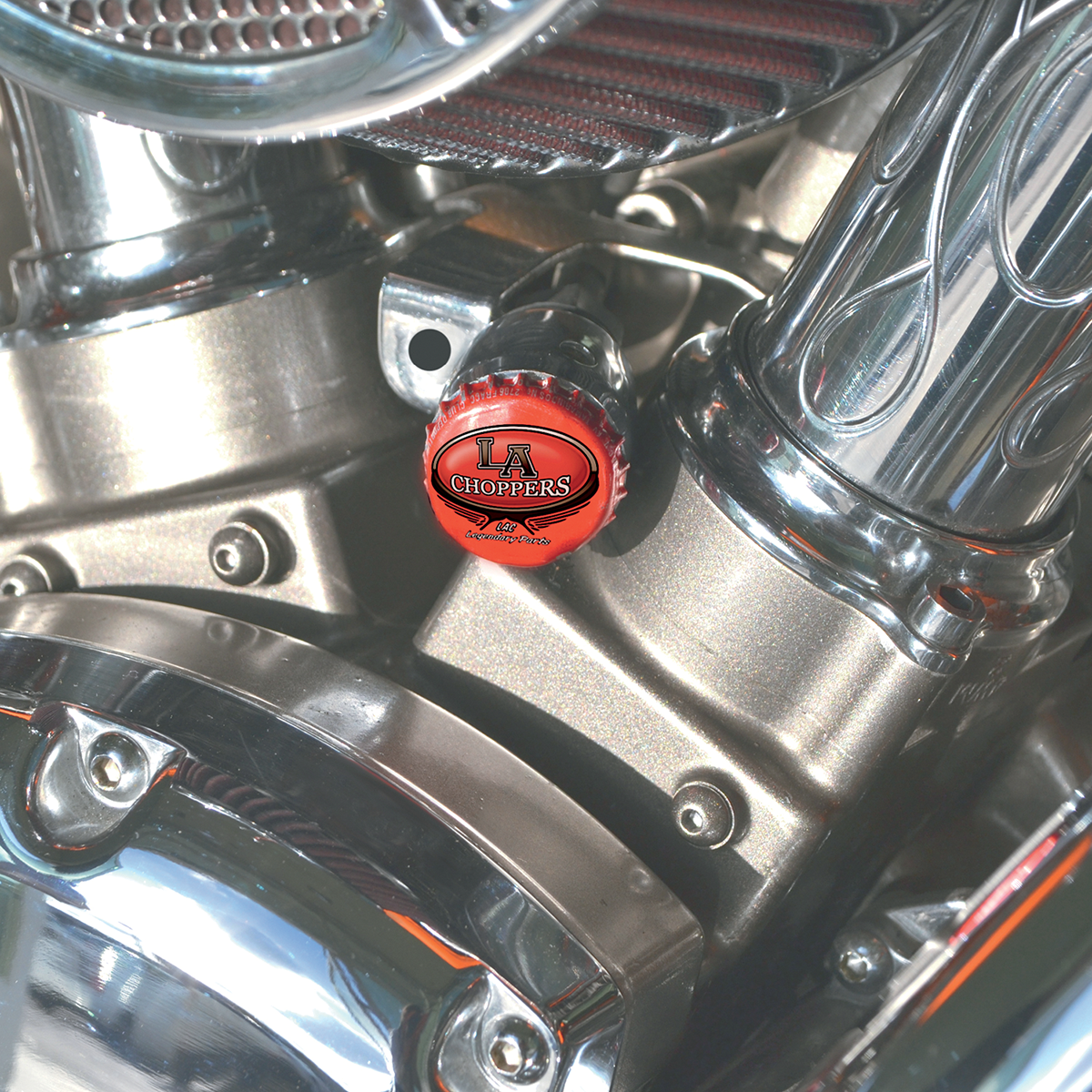 LA CHOPPERS Choke Knob - Bottle Cap LA-7608-01