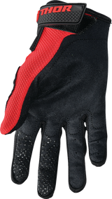 THOR Sector Gloves - Red/White - Small 3330-7268