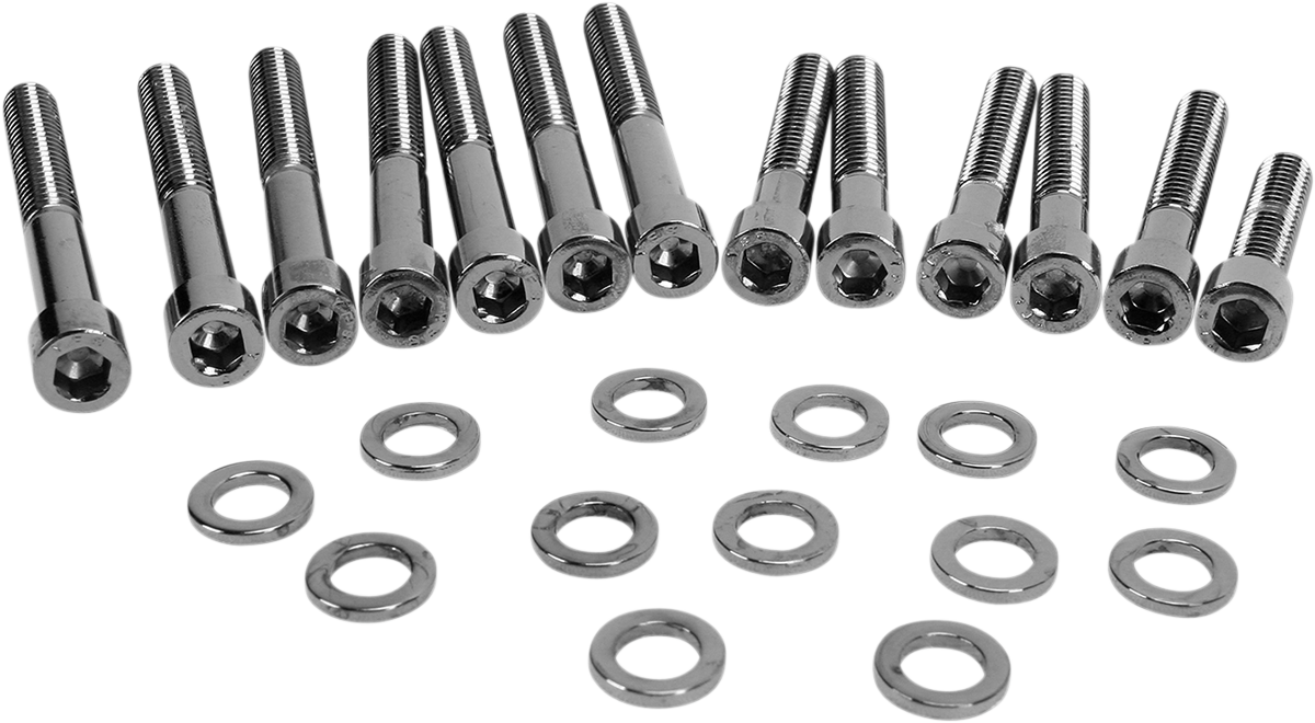 DRAG SPECIALTIES Bolt Kit - Smooth - Camshaft Cover MK687SBK