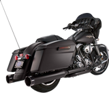 S&S CYCLE 4.5" Mufflers - Black with Black Tracer 550-0625