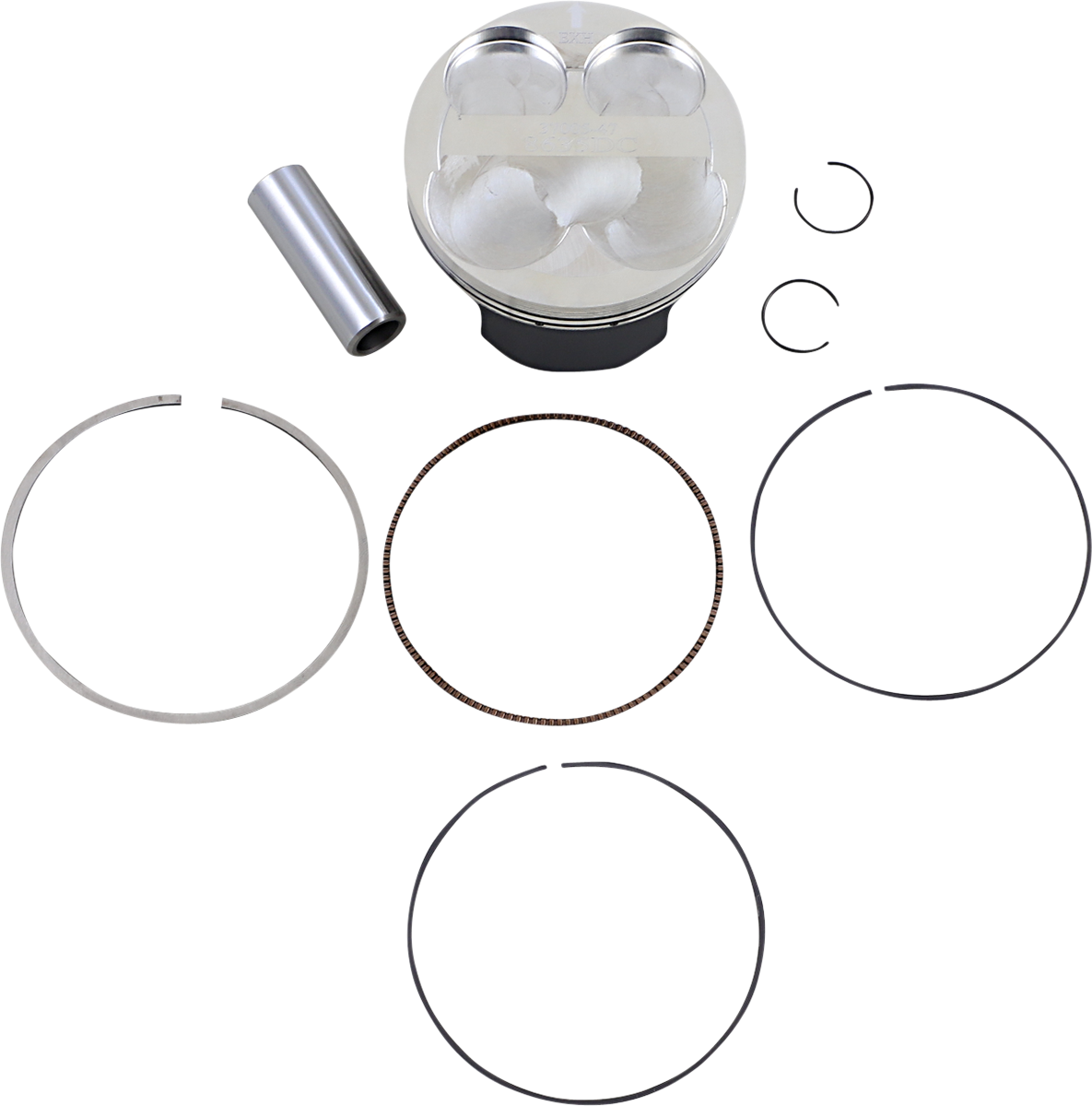 WOSSNER Piston Kit - KX250F - 76.98 mm 8635DC