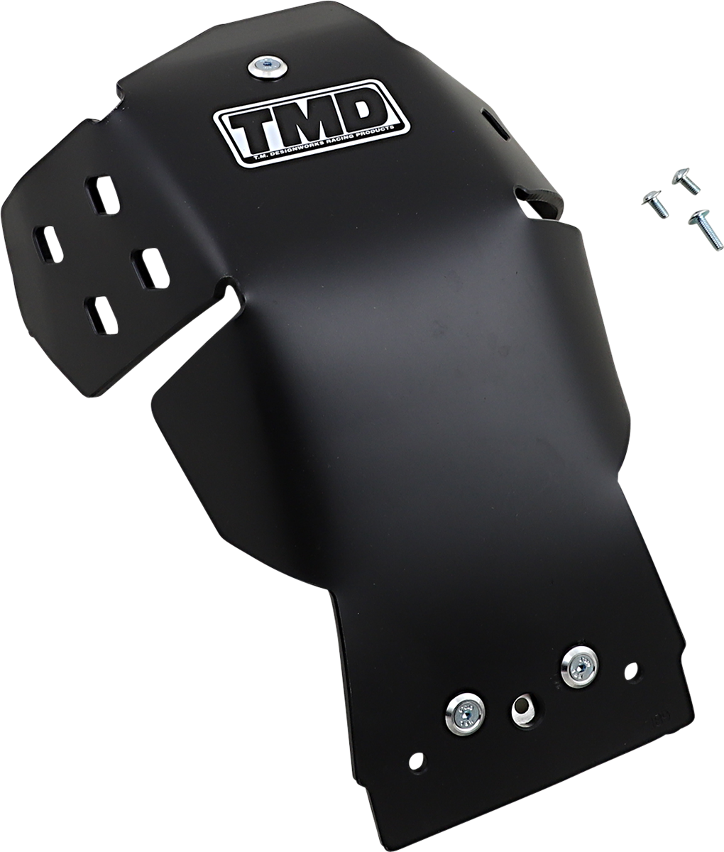 T.M. DESIGNWORKS Skid Plate - Black - Gas Gas | Husqvarna | KTM KTMC-465-BK