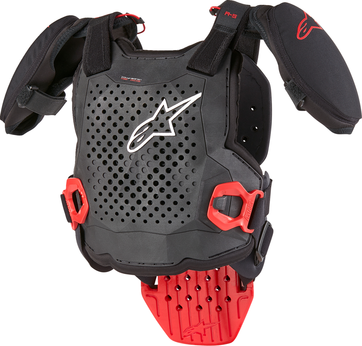 ALPINESTARS Youth A5 S v2 Chest Guard - Black/White/Red - S/M 6740224-123-S/M