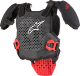 ALPINESTARS Youth A5 S v2 Chest Guard - Black/White/Red - S/M 6740224-123-S/M