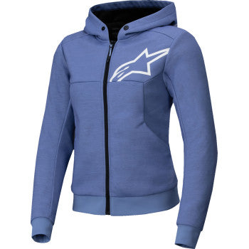 ALPINESTARS Stella Chrome v2 Sport Hoodie - Blue Violet/White - 2XL 4210225-7185-2XL