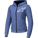 ALPINESTARS Stella Chrome v2 Sport Hoodie - Blue Violet/White - 2XL 4210225-7185-2XL