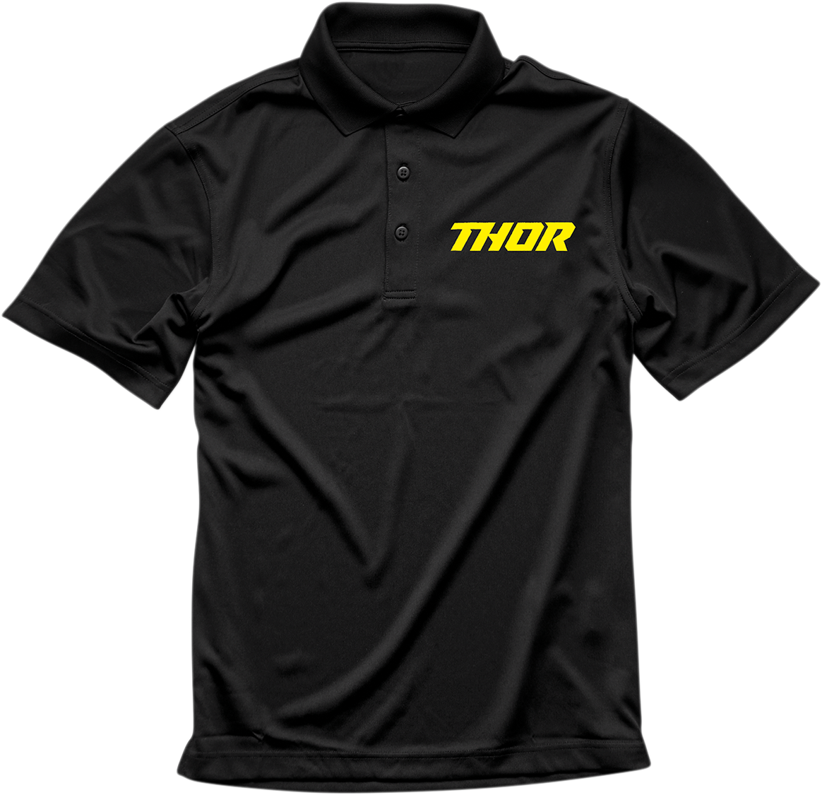 THOR Loud Polo Shirt - Black - Large 3040-2620