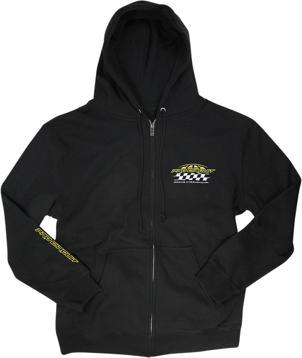 PRO CIRCUIT Racer Zip Hoodie - Black - 3XL 6511920-060