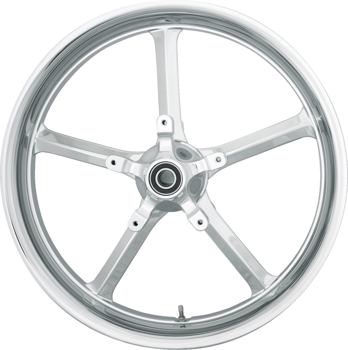 COASTAL MOTO Rear Wheel - Rockstar - Single Disc/ABS - Chrome - 18"x5.50" - FL ROC-185-CH-ABST