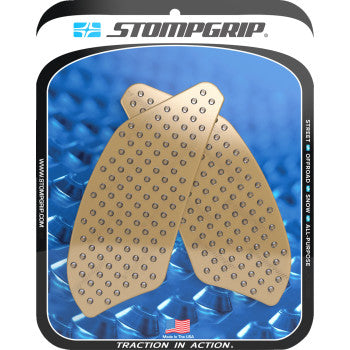STOMPGRIP Traction Pad Tank Grips - Volcano - Clear - G 310 R 55-10-0200C