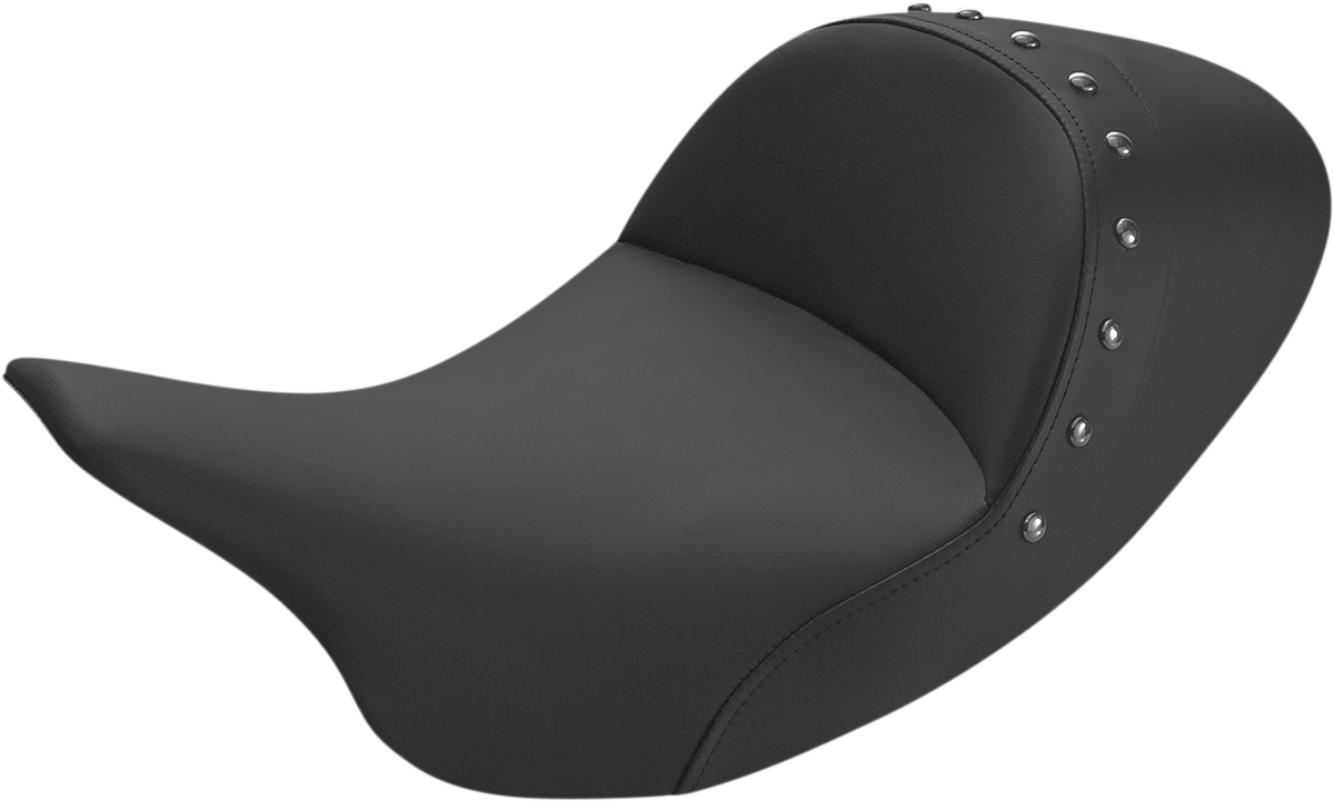 SADDLEMEN Solo Seat - Low - Studded - FL '08-'23 808-07B-0039L