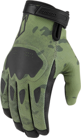 ICON Hooligan™ CE Gloves - Green Camo - XL 3301-4405