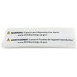 PARTS UNLIMITED PROP65 LABEL MD 1 X 3.5  8515-0002