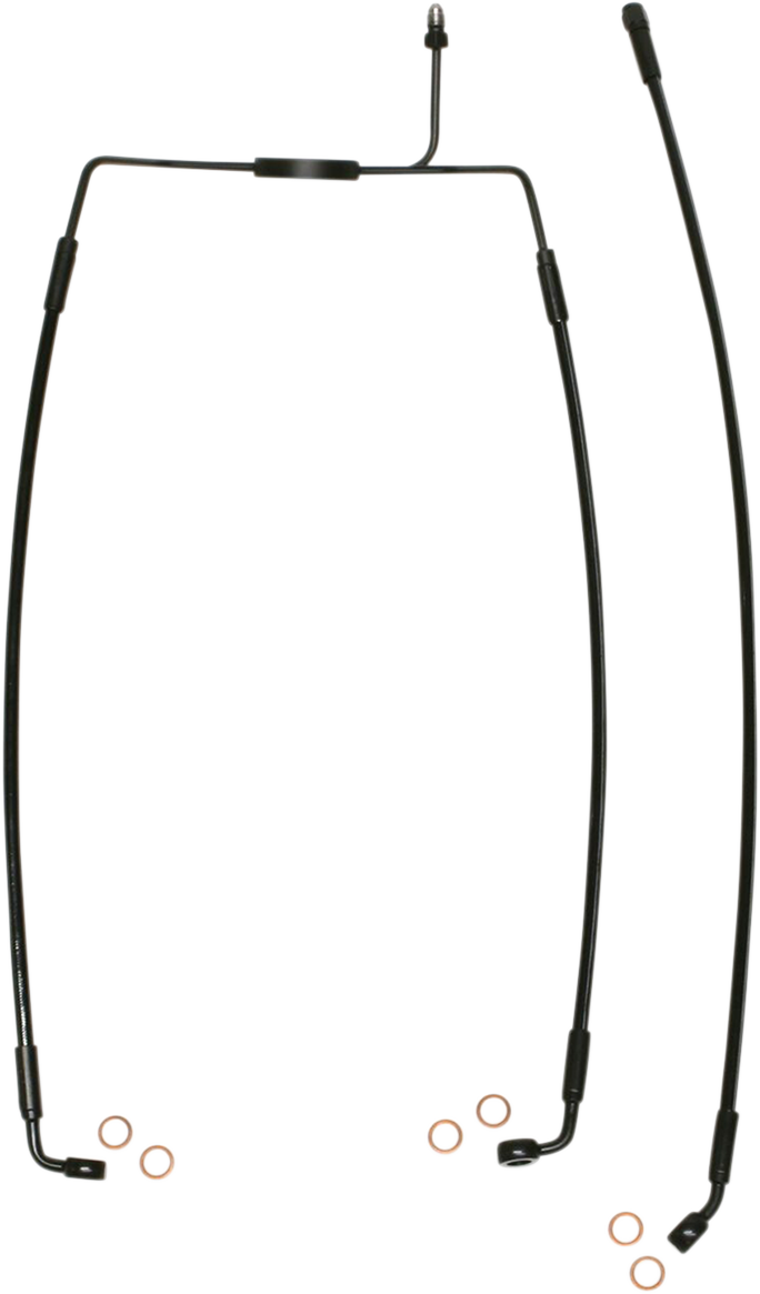 MAGNUM Brake Line - Front - XR - Black SBB1307-29