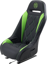 BS SAND Extreme Seat - Big Diamond - Black/Green EBUBLBDKW