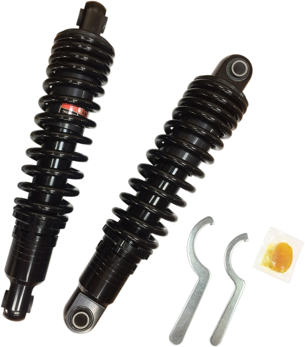 DRAG SPECIALTIES SHOCKS Premium Ride-Height Adjustable Shocks - Black - Heavy Duty - 13" C16-0154HB