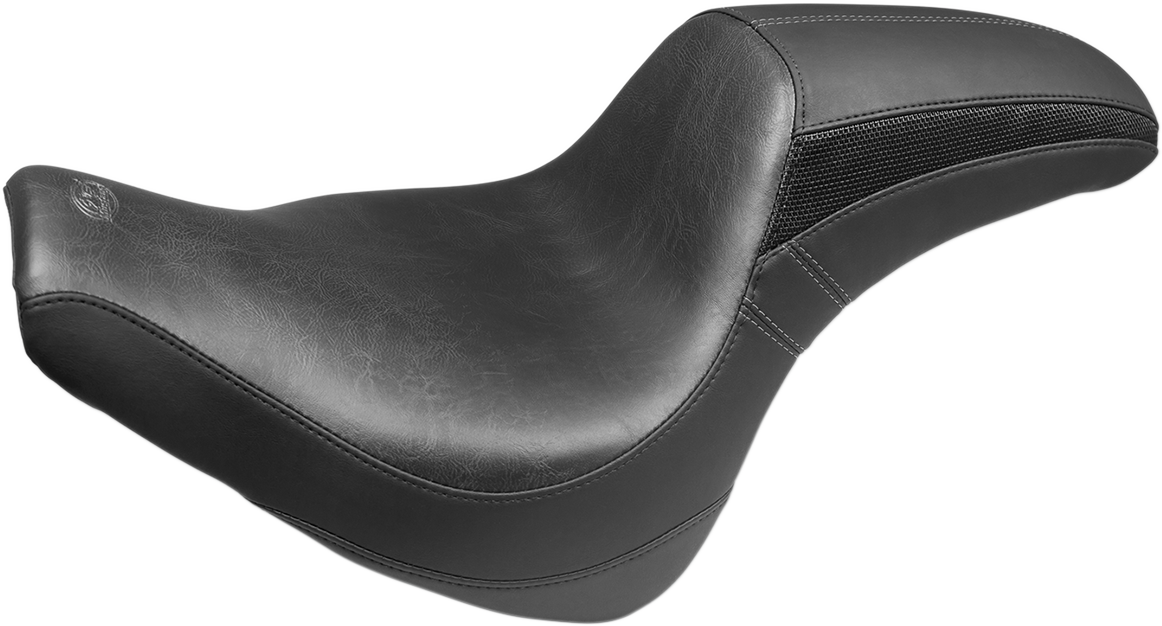 MUSTANG Seat - Tripper Fastback - Smooth - Black - FXFB 75709