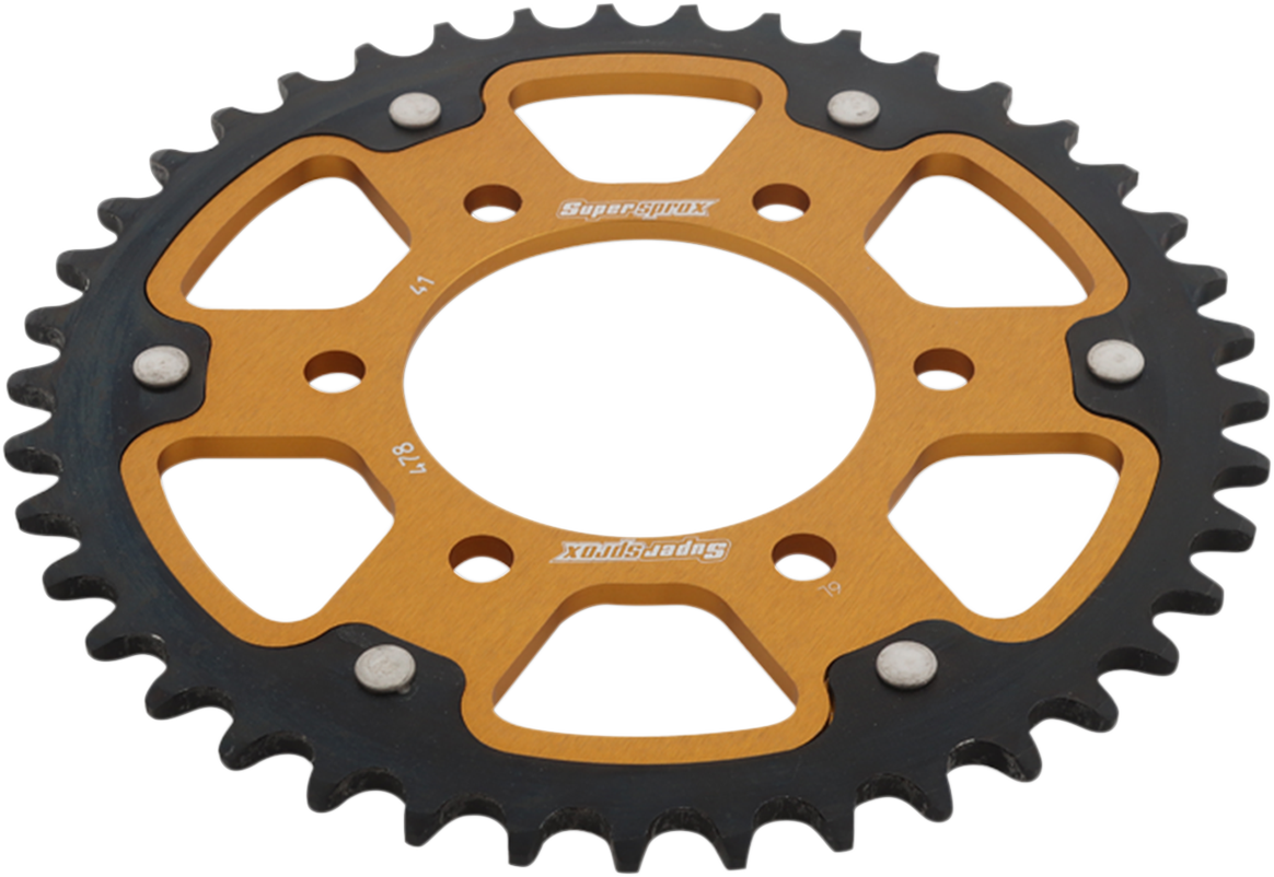 SUPERSPROX Stealth Rear Sprocket - 41 Tooth - Gold - Kawasaki RST-479-41-GLD