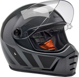 BILTWELL Lane Splitter Helmet - Storm Gray Inertia - Large 1004-569-504