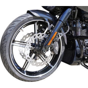 ARLEN NESS Wheel with Hub/Adapter - Factory 24 - Front - Black/Contrast Cut - 21x3.5 91-654